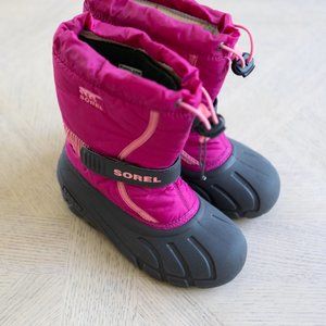 SOREL Kids Snow boots size 1 Like New